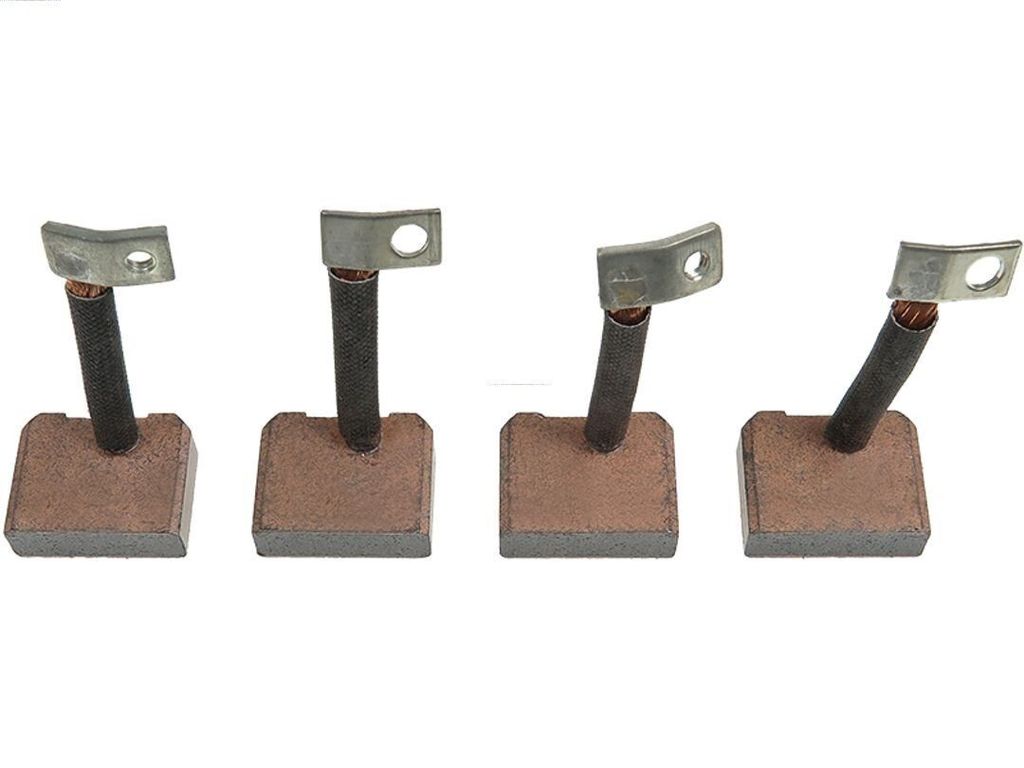 4x AS-PL Anlasser-Kohlebürsten Kohlebürste Starter RX457-458 7,90mm 24,80mm 19,60mm