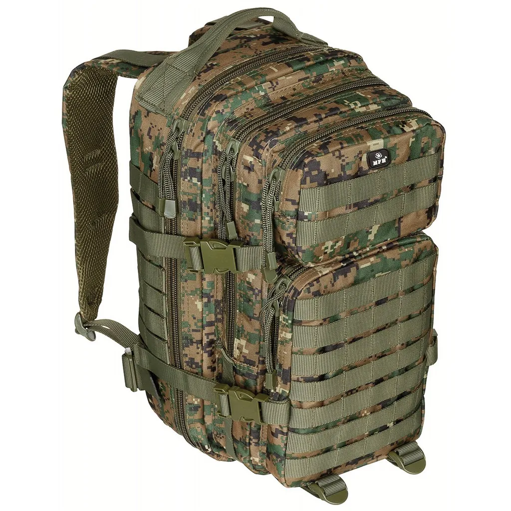 Zaino Tattico 20 Litri Digitale Woodland - Zaino Militare Assault I Compatto