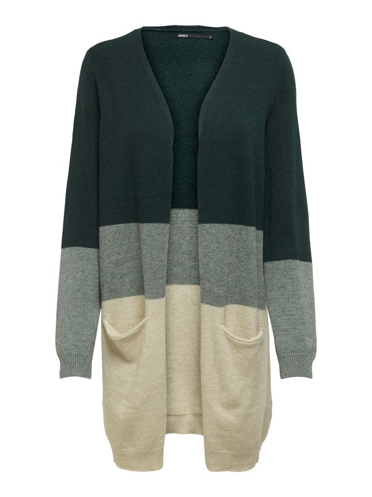 ONLY 15158746, Cardigan, Erwachsener, Weiblich, Grün, XS, Machine wash half load short spin cycle at 30°C Do not bleach Do not tumble dry Low tem...