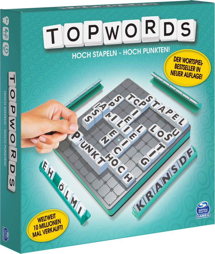 Spin Master - Topwords - Der 3D-Wortspielklassike