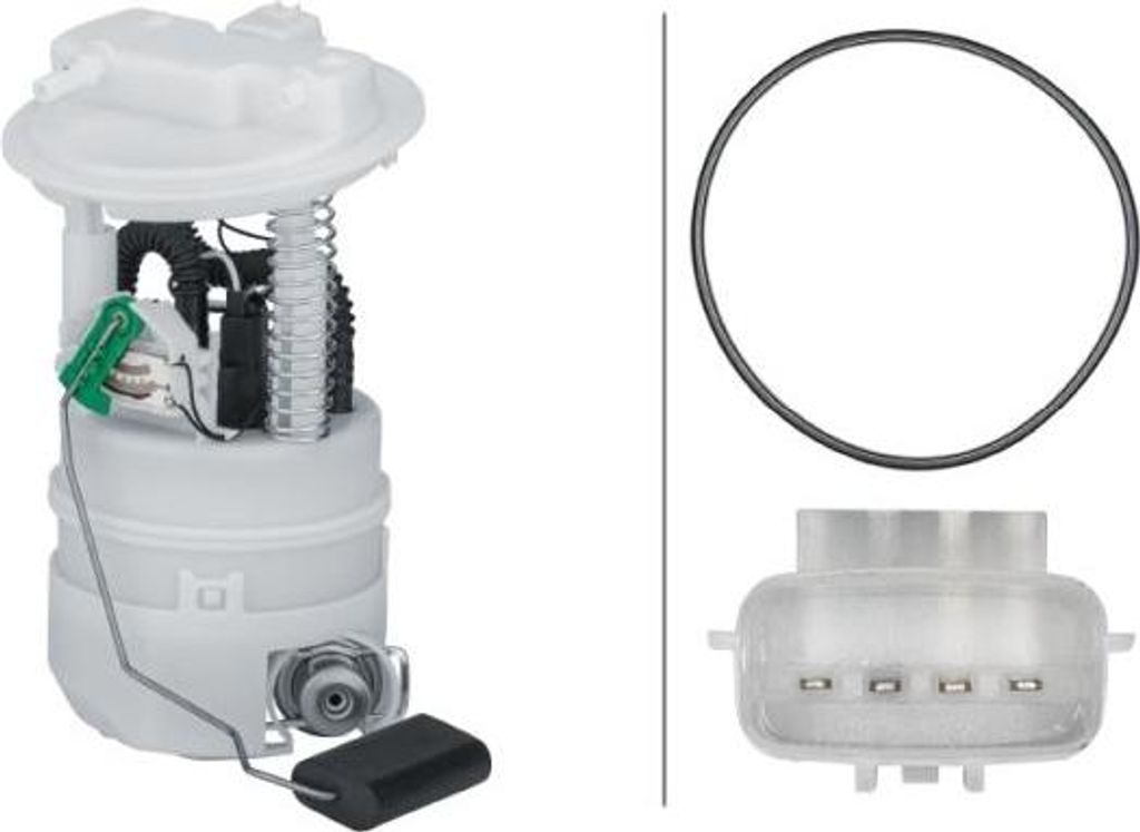 HELLA 8TF 358 303-071 Kraftstofffördereinheit OE 172020342R kompatibel mit Captur, Clio