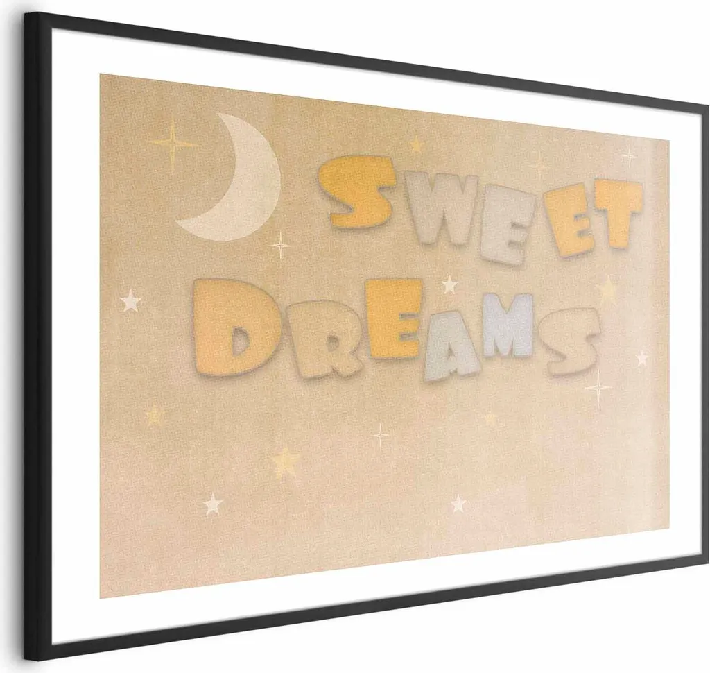 Poster Ufficiale Wish Disney 60x40 cm - Cornice Nera + Bordo Bianco