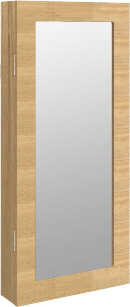 Schmuckschrank mit Spiegel Wandmontage 30x8,5x67 cm