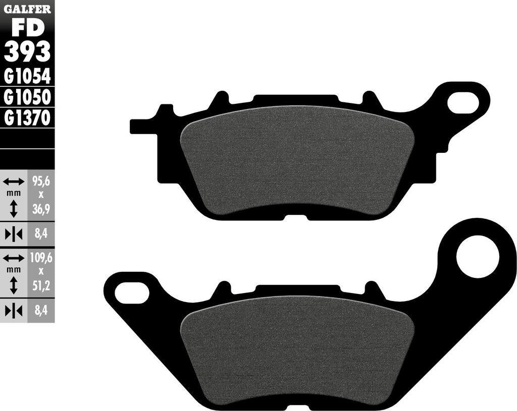 Bremsbeläge Kh464 Semi-Metallic Für Yamaha Ybr 125 Vorne