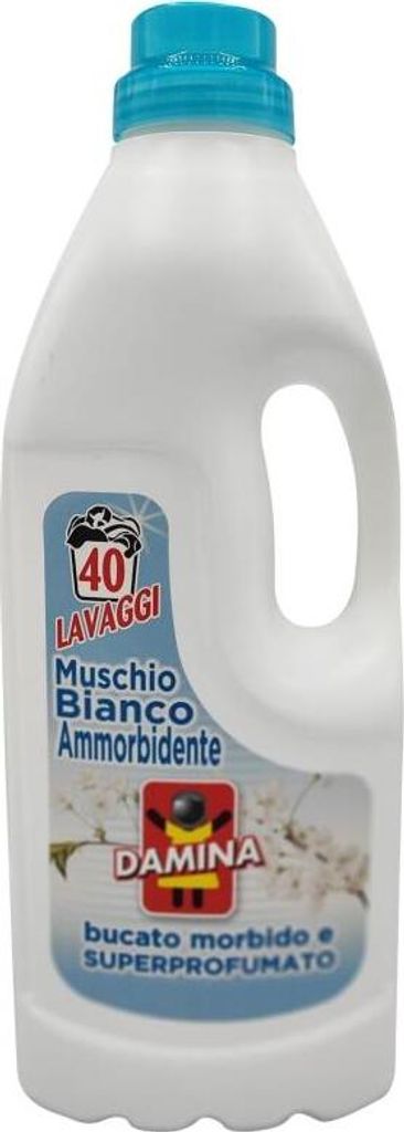 Ammorbidente Muschio Bianco 40 Wäschen 2l Weichspüler - Damina