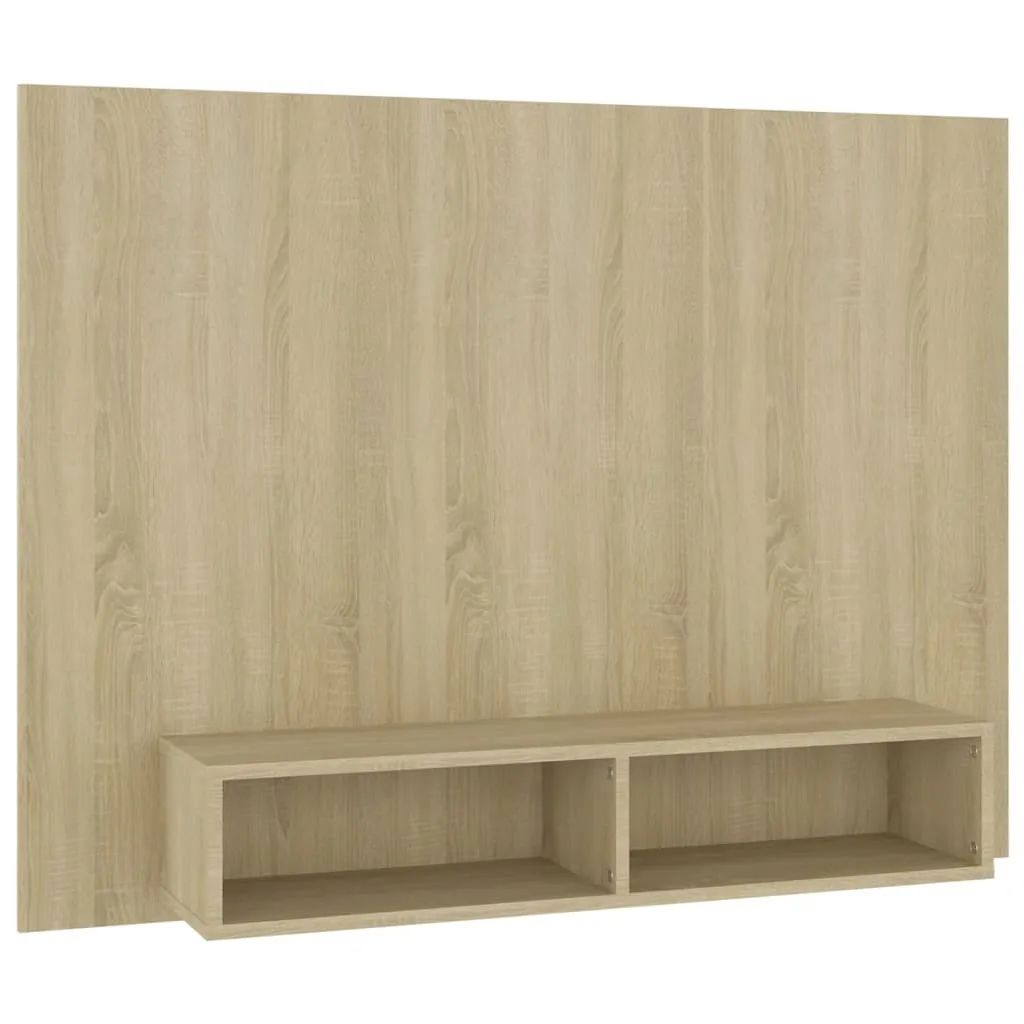 Mobile Porta TV Parete Rovere Sonoma 120x23,5x90 cm | Arredo Soggiorno