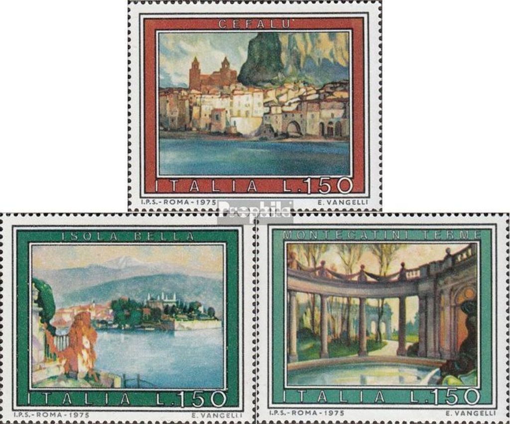 Briefmarken Italien 1975 Mi 1493-1495 (kompl.Ausg.) postfrisch Tourismus