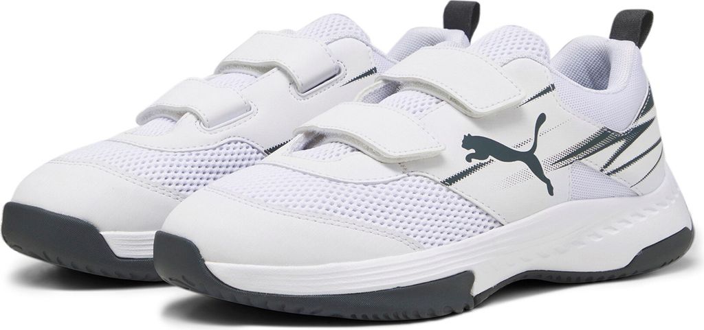 Puma Kinder Multisport Indoor Hallenschuhe Varion II V Jr 107343 weiss, Schuhgröße:29 EU