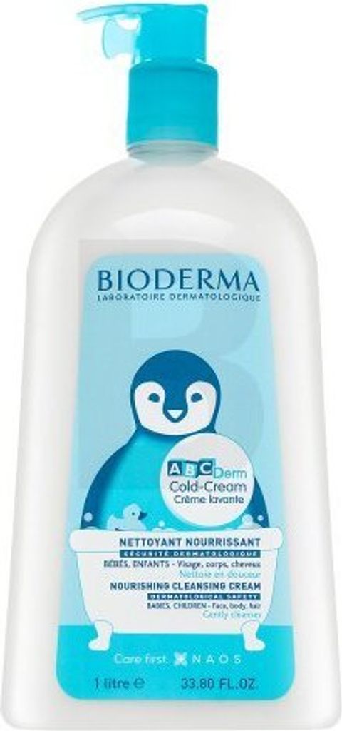 Bioderma ABCDerm Cold-Cream Crème Lavante schützende und reinigende Nährcreme für Kinder 1000 ml