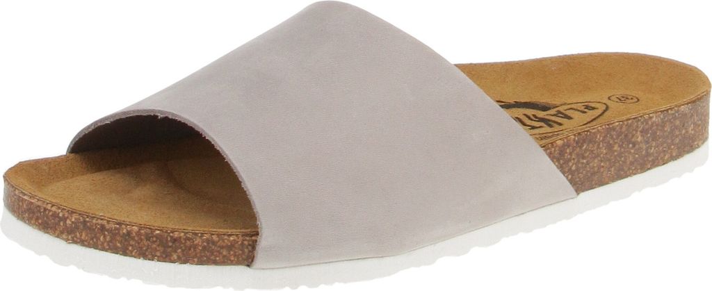 plakton 186094 Bala Nobuck - Damen Schuhe Pantoletten - Perla, Größe:41 EU