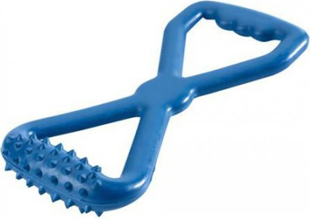 Hunter Hundespielzeug Vollgummi Pullring 24 cm blau