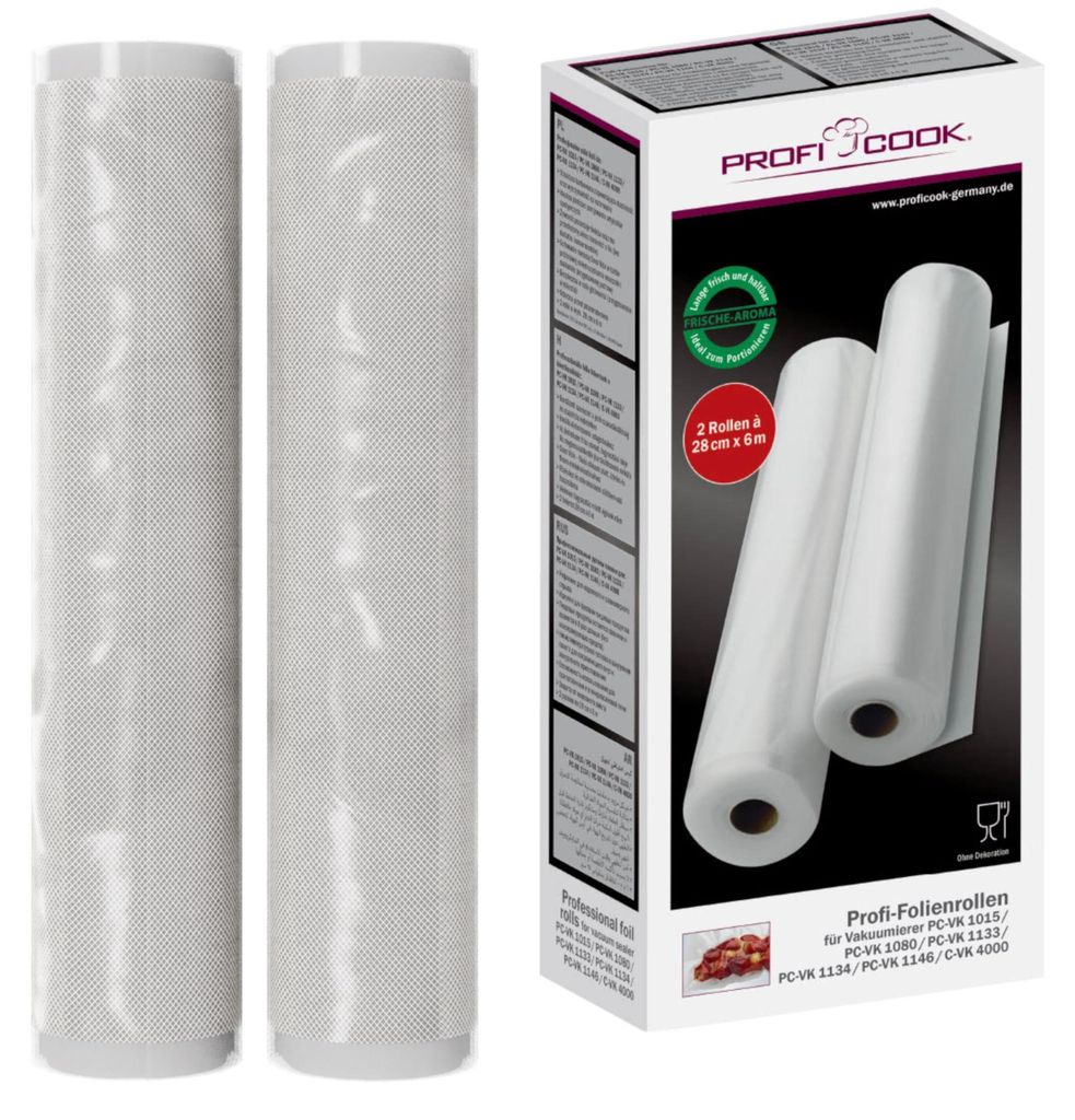 ProfiCook 8910155 Proficook Folienrollen 28cm x 6m  2 Productafbeelding 