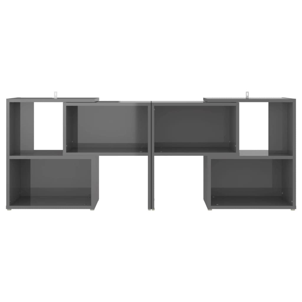 "im Sonderangebot"TV-Schrank Industriestil - CLORIS - Fernsehenschrank - Hochglanz-Grau 104x30x52cm Holzwerkstoff - NeuMöbel3577673