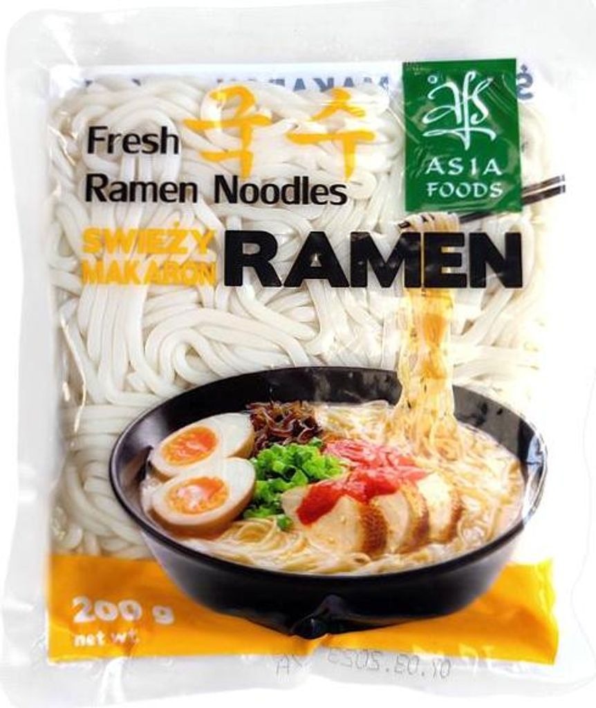 Asia Foods | Frische Ramen-nudeln - 200g - Glutenhaltig - Asiatische Lebensmittel - Japanische Küche