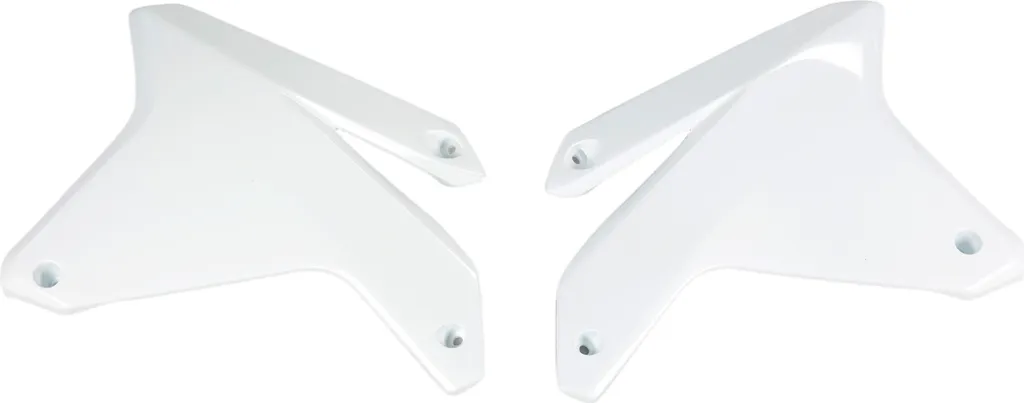 Ouïes de radiateur UFO pour Suzuki RM-Z 450 2005-2006 Blanc OEM en 2 parties