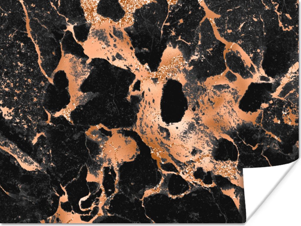 MuchoWow Poster Marmor - Stein - Luxus 40x30 cm - Plakate für die Wände - Poster Wohnzimmer