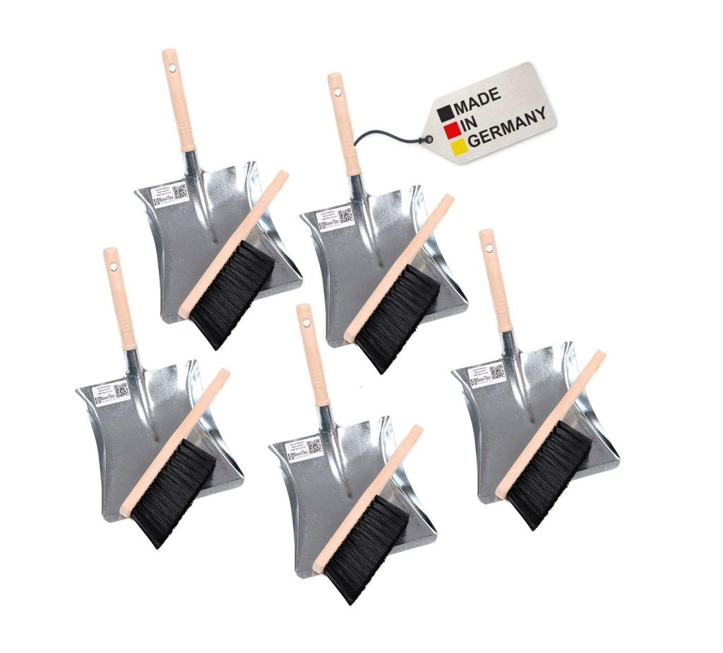 5x BawiTec Kehrgarnitur Besen-Garnitur Set und Handfeger Produktbild 