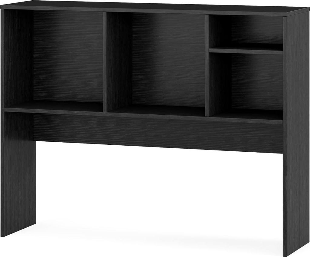 Schreibtischregal mit 4 Fächern, Schwarz, 94 x 25 x 73 cm