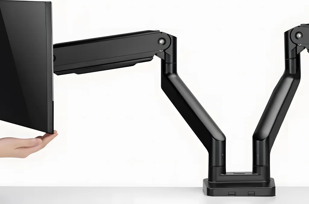 Aménagez votre bureau avec ce support double moniteur USB ergonomique - 5
