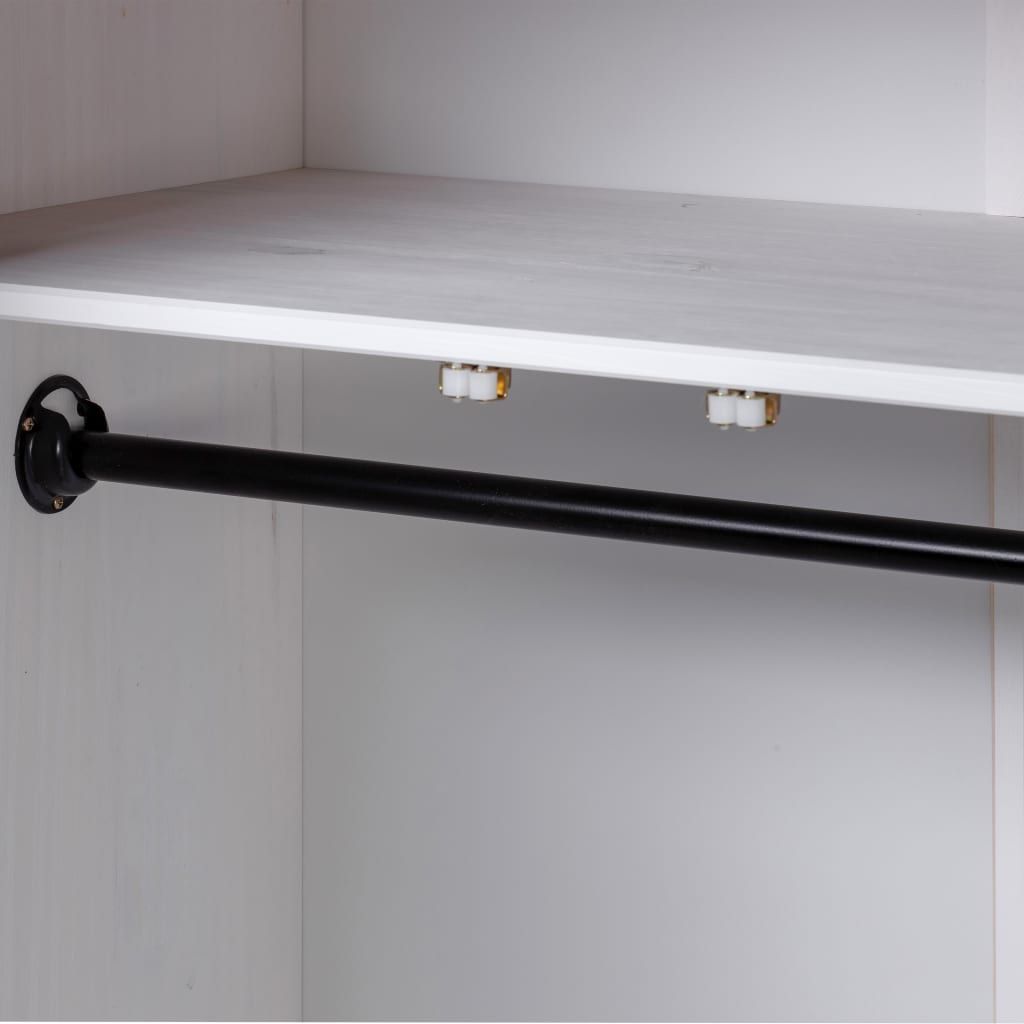 vidaXL Armadio 3 ante bianco 118×50×171,5 cm pino serie Immagine del prodotto 