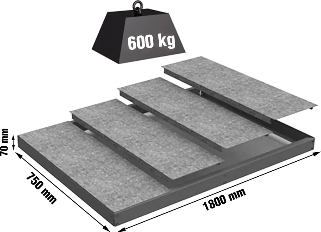 Bande de rechange Simonforte EA 1807 pour réparer un rayonnage
