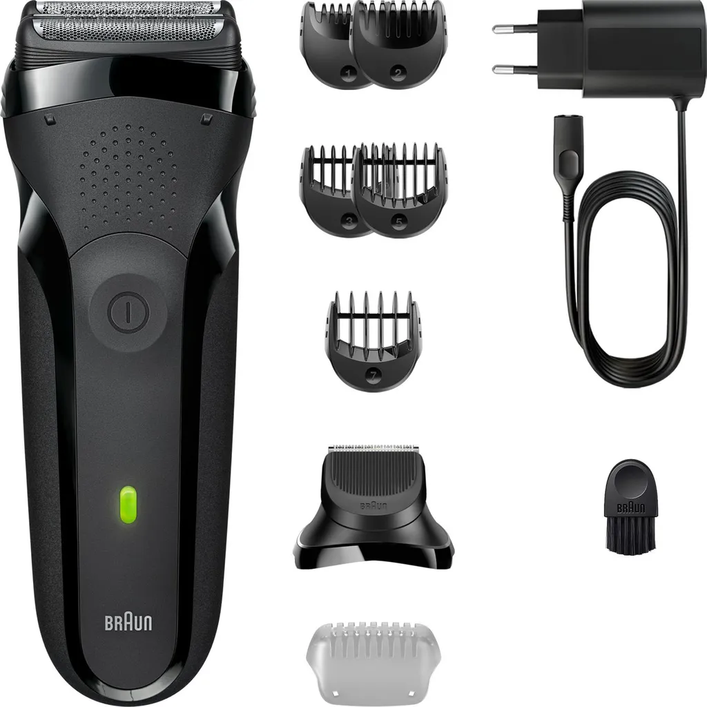 Rasoir électrique Braun 300BT Series 3 pour rasage de près et barbe courte