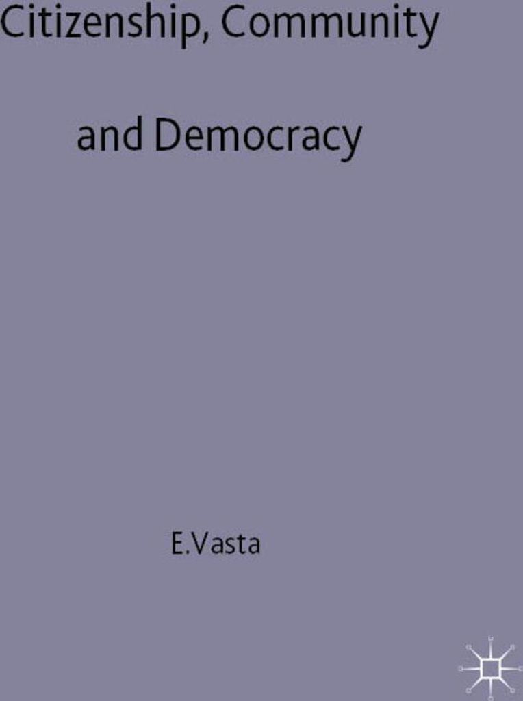 Citizenship, Community and Democracy