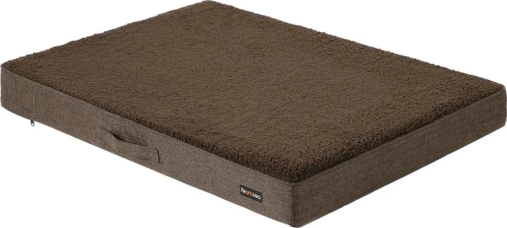 Coussin orthopédique pour chien âgé ou sportif, 100x70x10 cm, gris