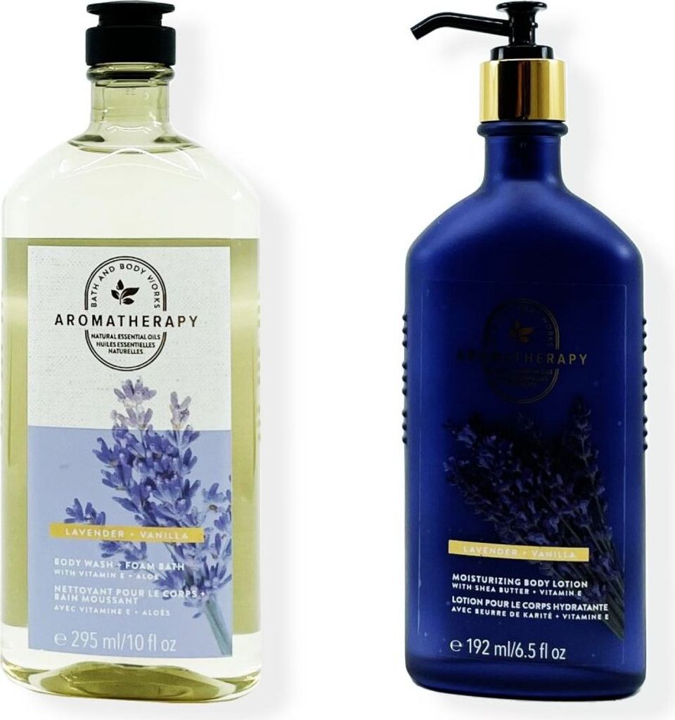 Bath & Body Works LAVENDER VANILLA Pflege Set – 2 Stk