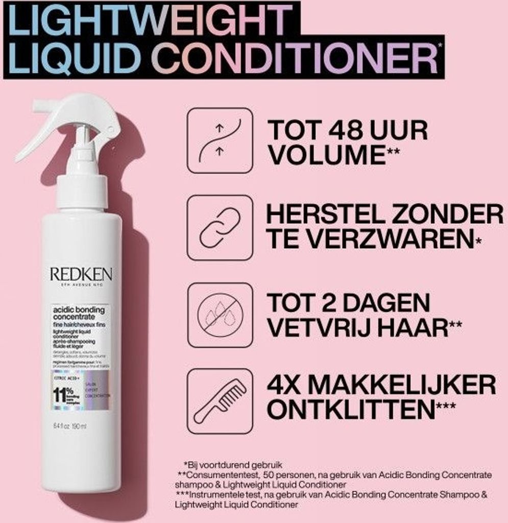 Redken Acidic Bonding Concentrate Lekka odżywka w płynie Zdjęcie produktu 5