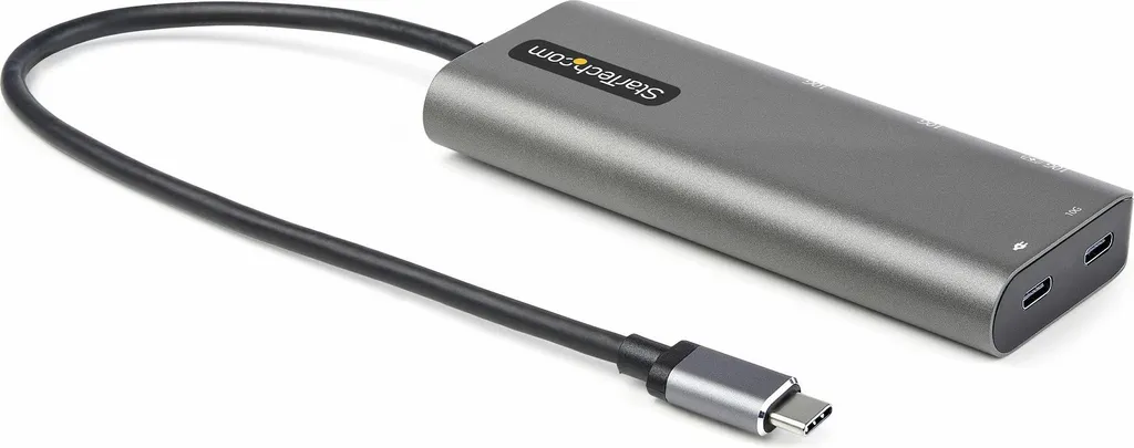 Mini Docking Station StarTech USB-C a HDMI/MiniDP 4K 60Hz 100W PD - 4