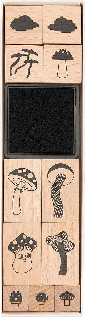 Stempelset Shrooom100%, 11 Stempel Produktbild 
