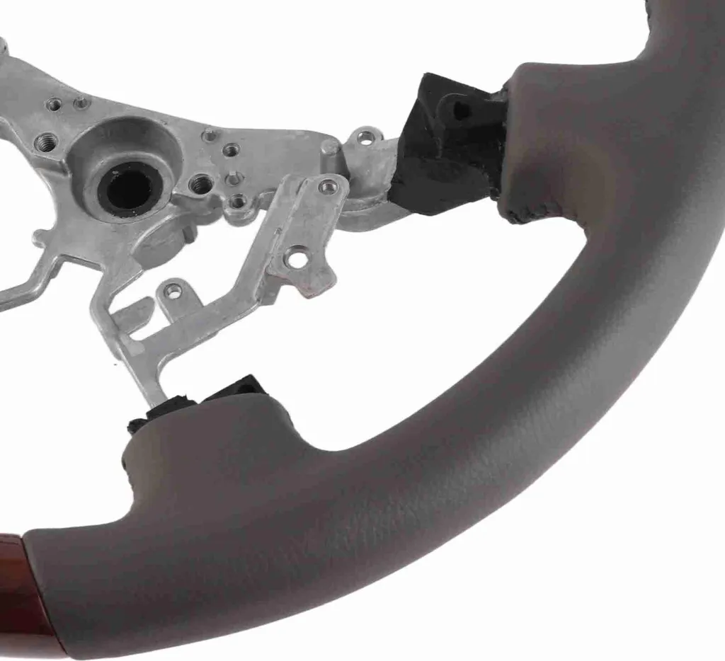 Volant confort 15,6 pouces cuir et bois pour Toyota Land Cruiser