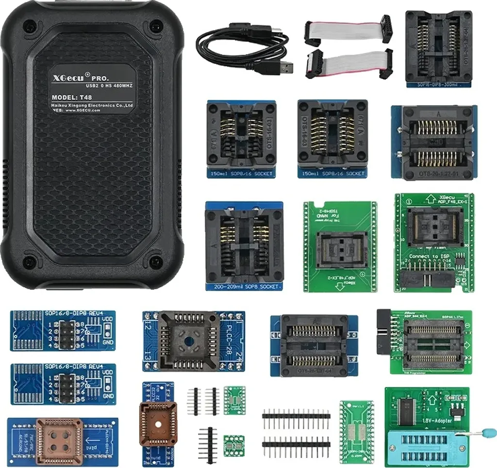 Outil de programmation EPROM T48 polyvalent et kit complet d'adaptateurs