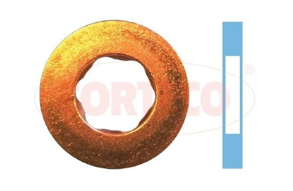4x CORTECO Dichtring Düsenhalter 49430681 für FORD FOCUS III Turnier MONDEO IV Turnier (BA7) S-MAX (WA6) FOCUS III GALAXY (WA6) MONDEO IV (BA7) 2...