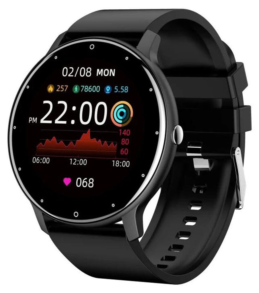 Verk 06337 Montre intelligente SMART WATCH ZL02 noir Image du produit 