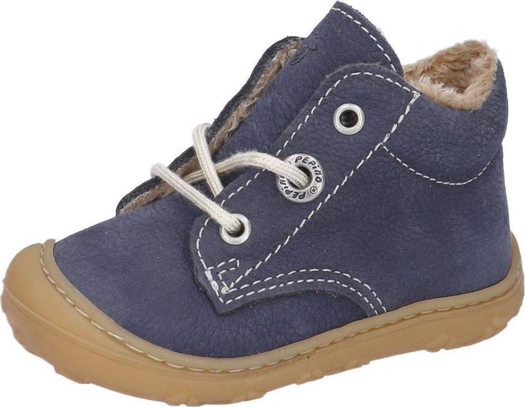 RICOSTA Boots CORANY von PEPINO mit Kuschelfaktor Winterschuhe Jungen Mädchen uni see Blau Größe 23