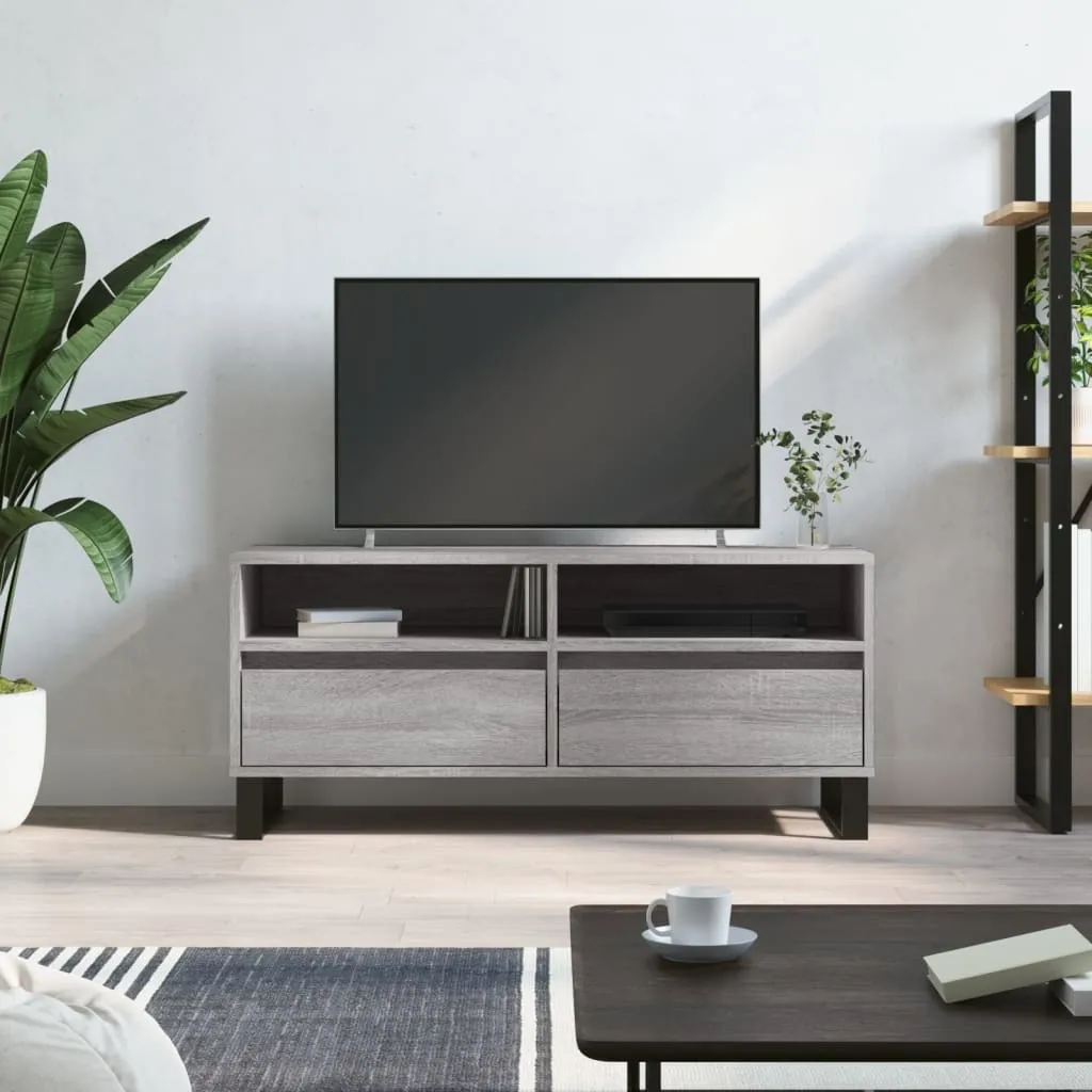 Supporto TV Legno Grigio Sonoma 100x34x44 Maison Exclusive | Qualità