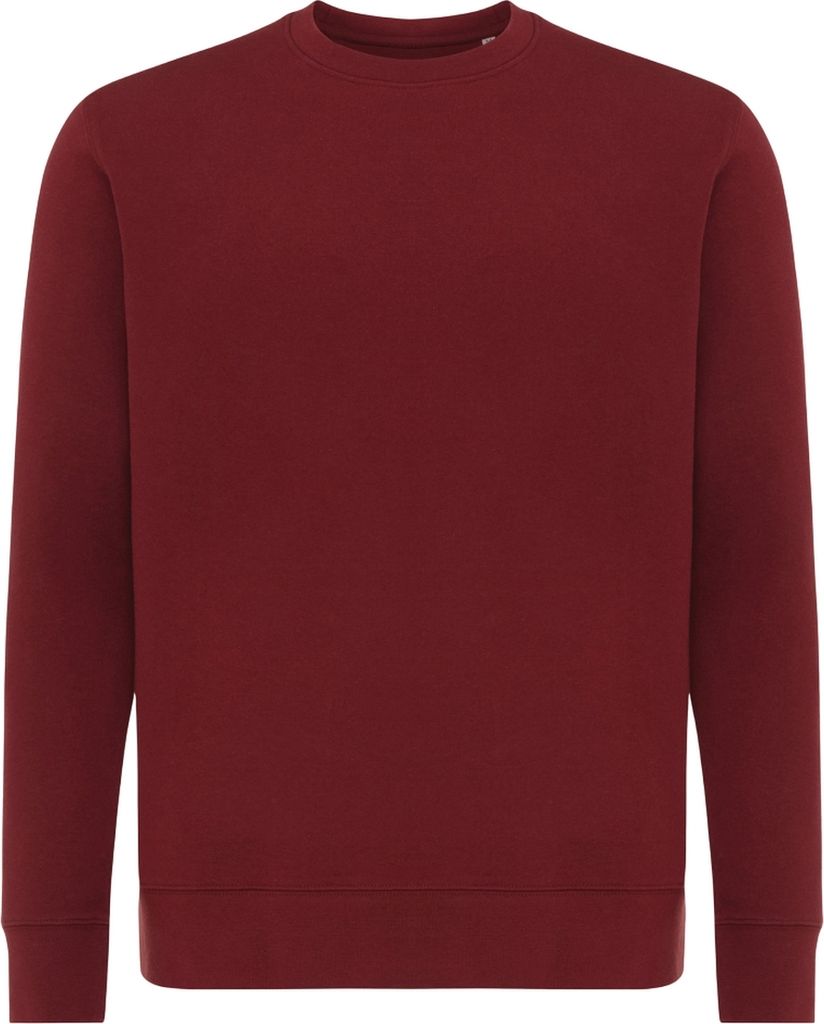 Iqoniq - "Etosha" Sweatshirt Leicht für Herren/Damen Uni XD994 (M) (Burgunderrot)