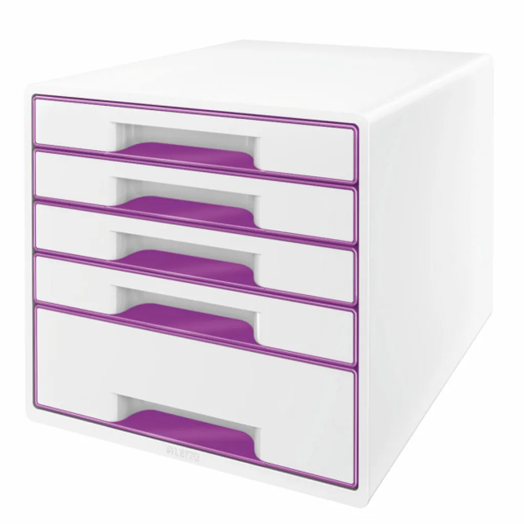 Organizer Leitz WOW CUBE 5214: Ordine Casa e Ufficio Bianco/Viola