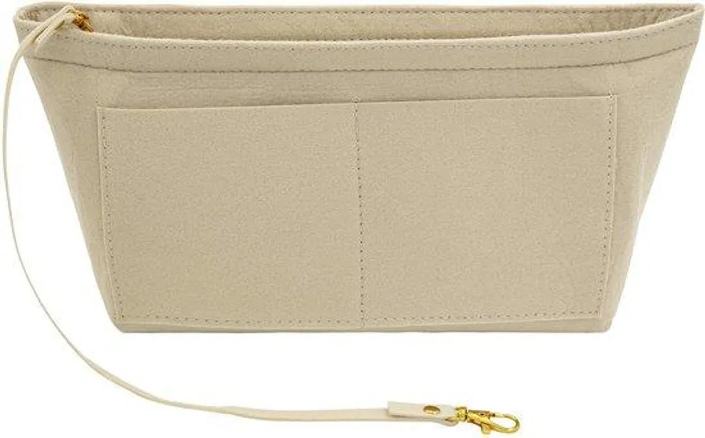 Organiser son grand sac à main XL beige : l'insert idéal avec poignées