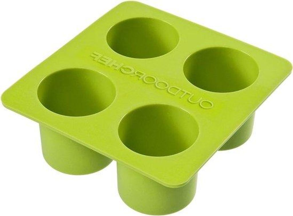 Silikon-Backform S grün für Cupcakes