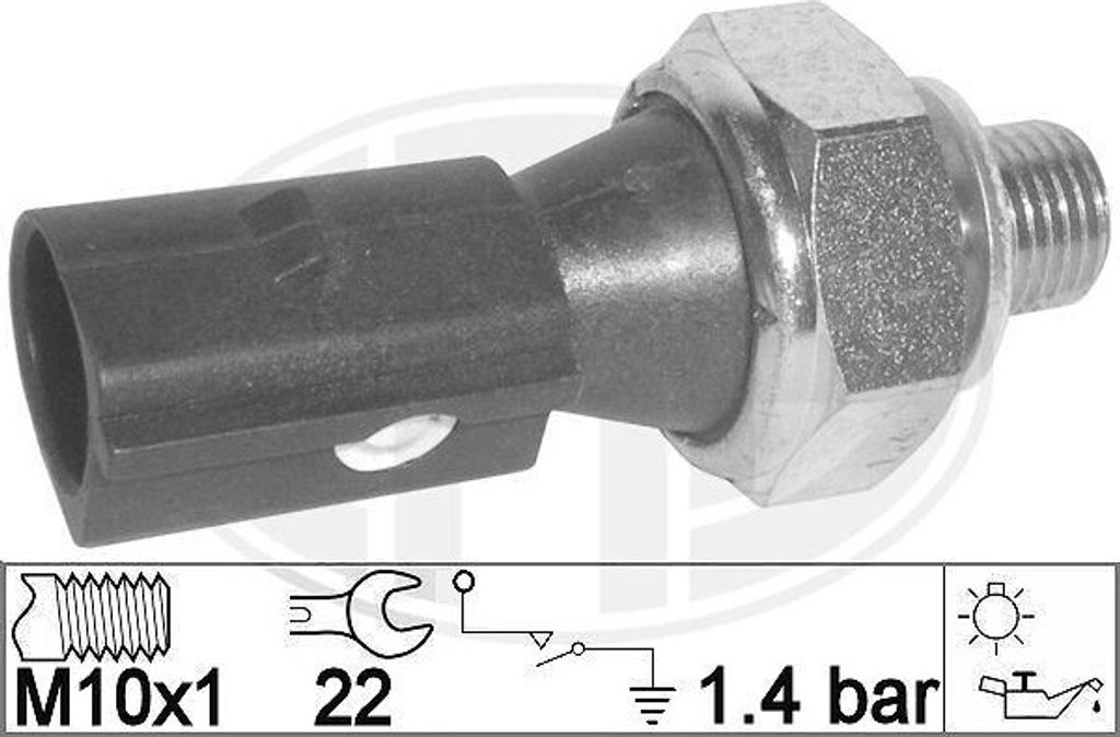 ERA 330830 Öldruckschalter Öldrucksensor für VW Touareg (7LA, 7L6, 7L7) Touareg (7P5, 7P6) für AUDI A6 Avant (4F5, C6) A4 Avant (8ED, B7) A6 Li...