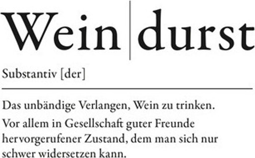 Glasbild Weindurst Definition Ø 20 cm