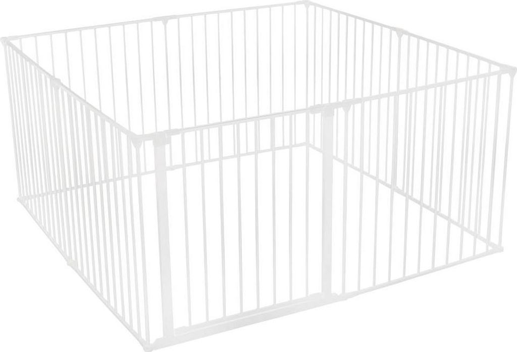 Safetots Premium MehrPanelSpielbereich, 144cm x 144cm, Weiß, 70cm Hoch,