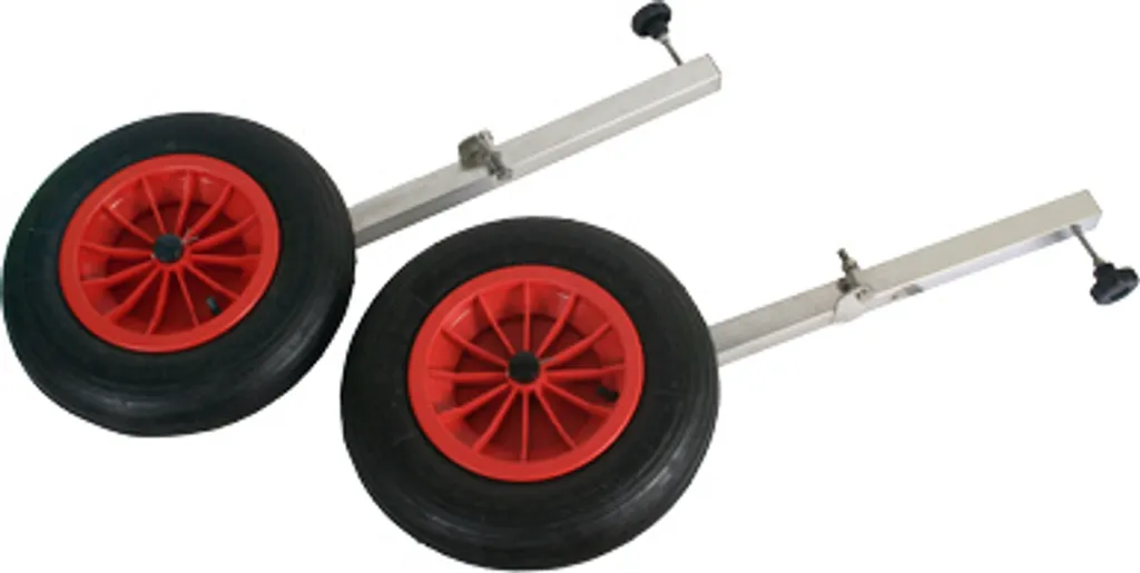 Kit roues de transport amovibles en inox pour bateau type Ibis Allpa