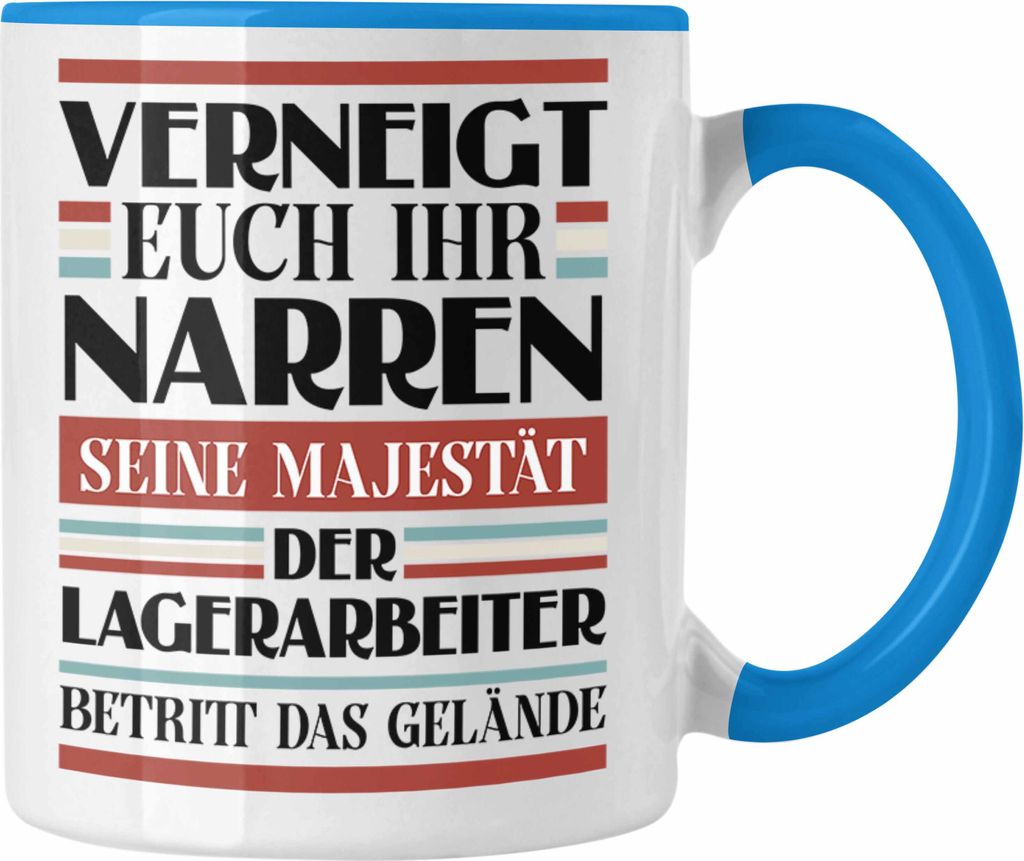 Trendation - Lagerarbeiter Tasse Geschenk Spruch Männer Produktbild 