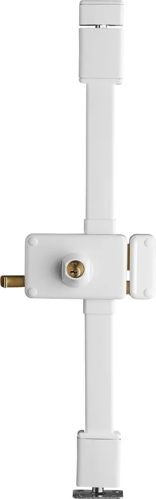 Serrure multipoint 3 points à tirage Horga blanche cylindre Transit2 D23