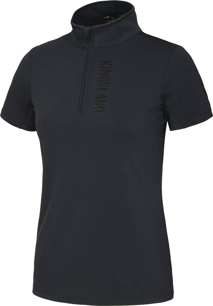 Kingsland Wilmary 1/2 Chemise Zippée Femme Navy XXL Dressage Été 2022