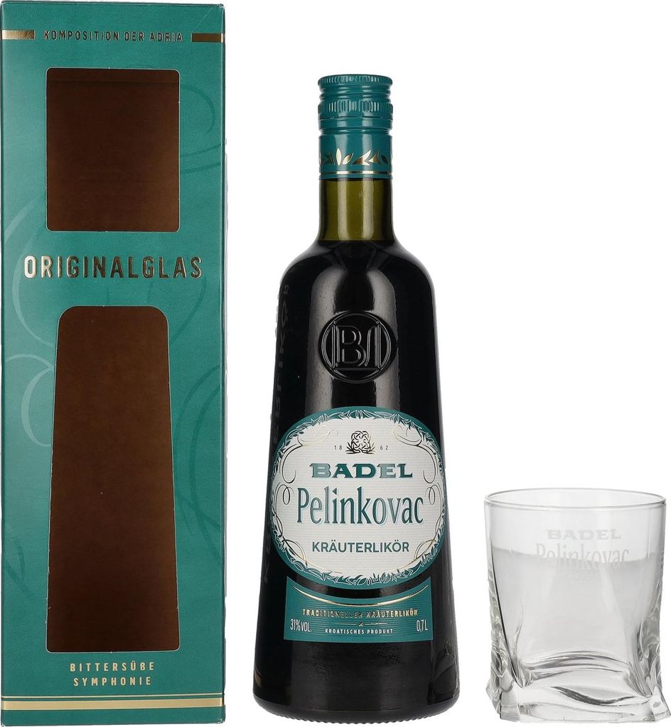 Badel Pelinkovac GORKI 31% Vol. 0,7l in Geschenkbox mit Produktbild 